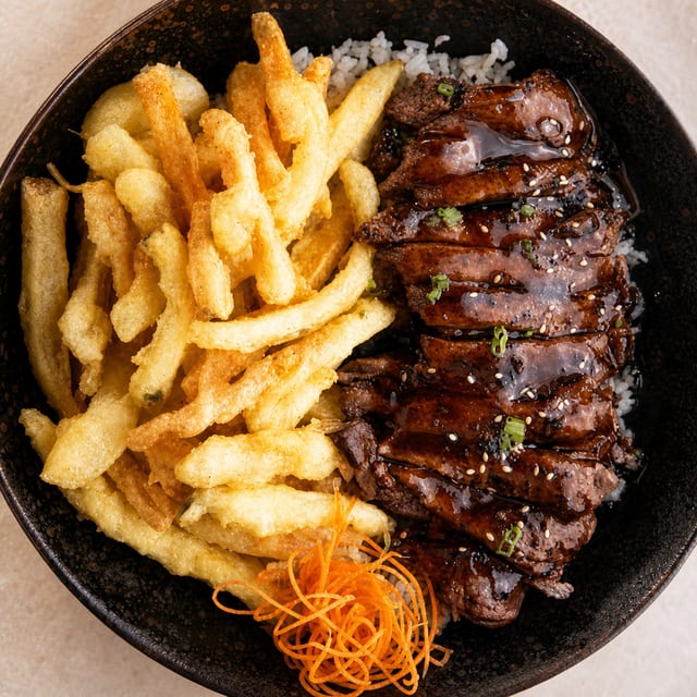 Teriyaki Beef Bowl.