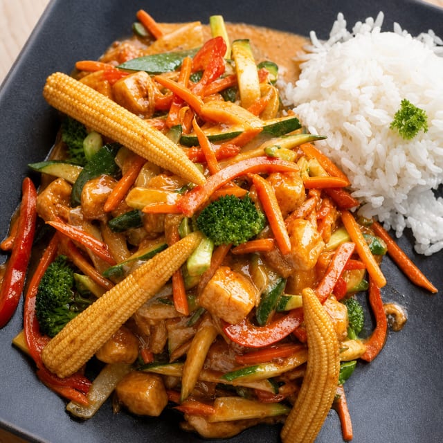 Thai Peanut Stir Fry.