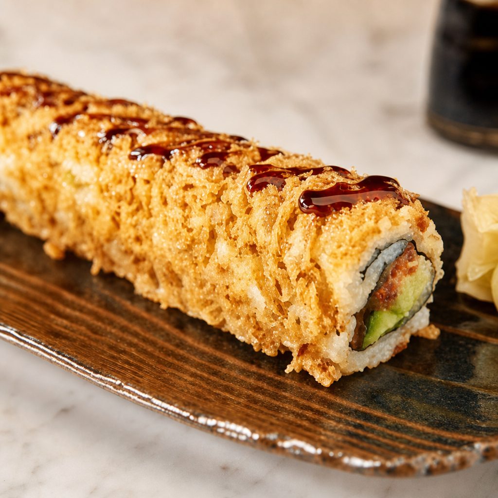 Spicy Tuna Crunch Roll.