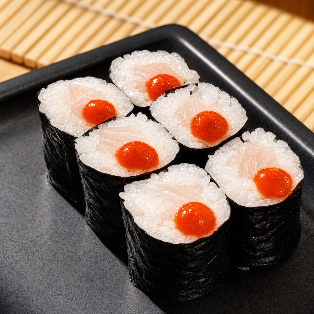 Spicy Hamachi Roll.