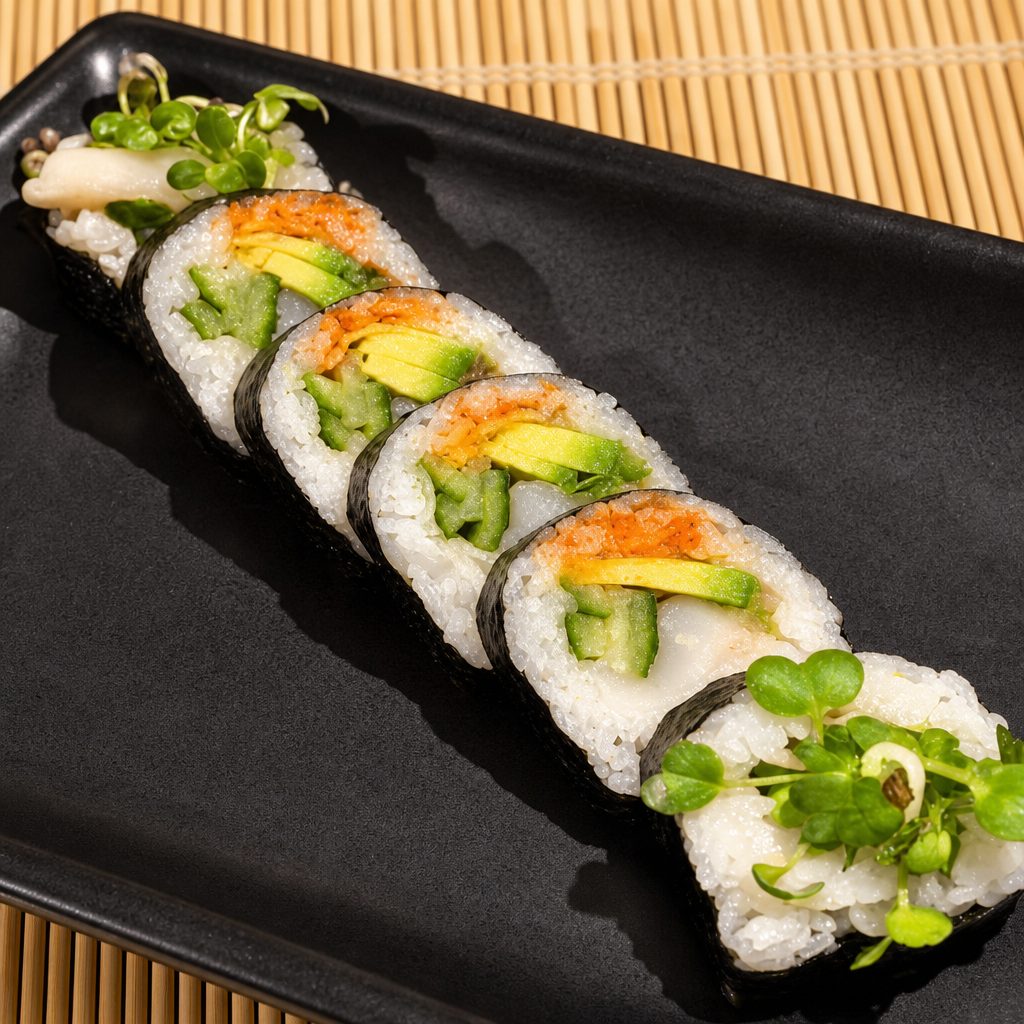 Spicy Scallop Roll.
