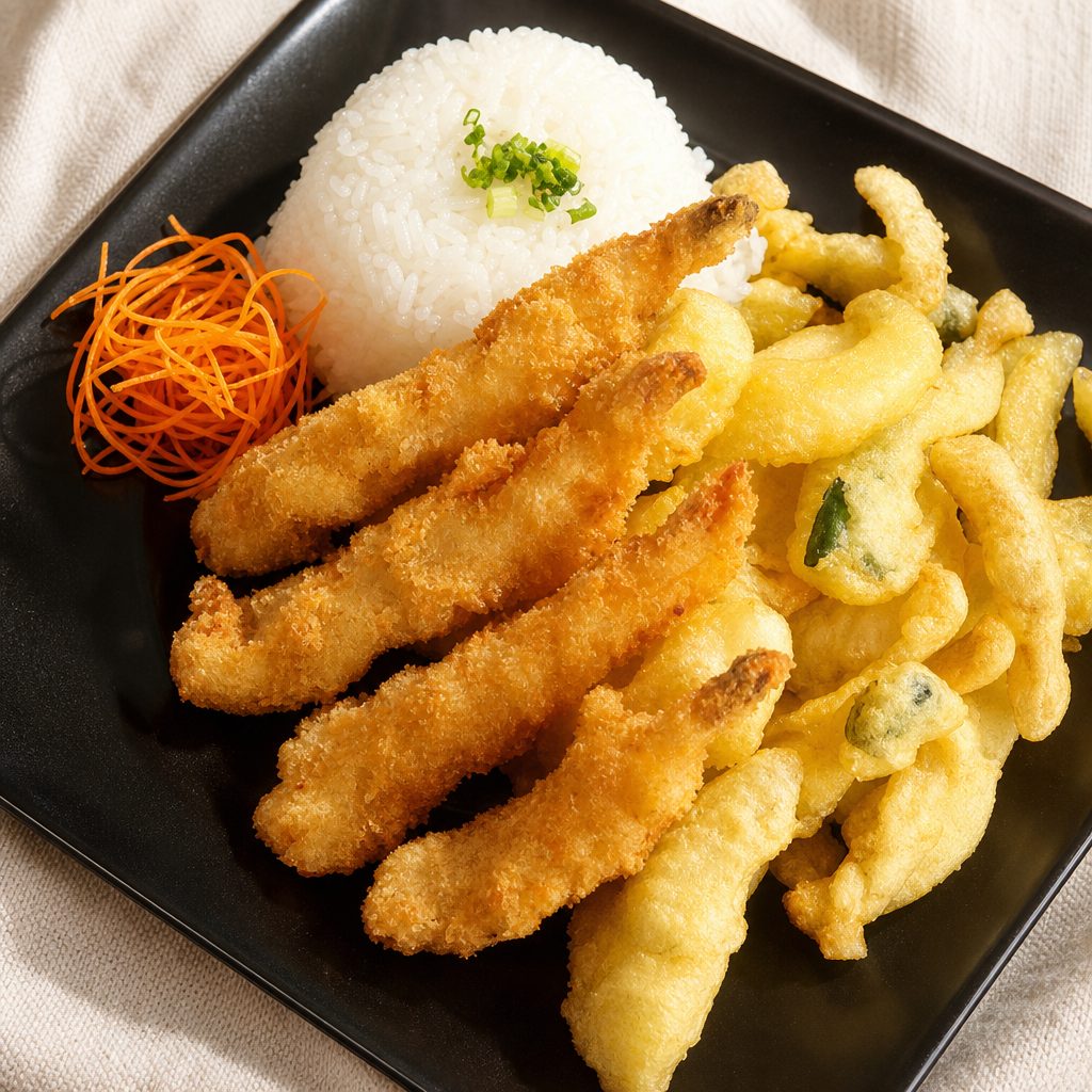 Seafood Tempura Dinner.