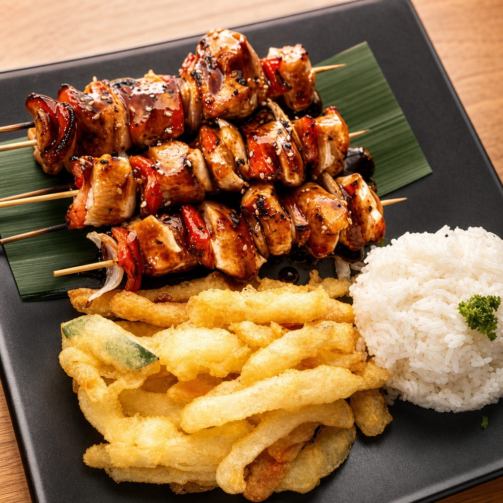 Grilled Chicken Satay.
