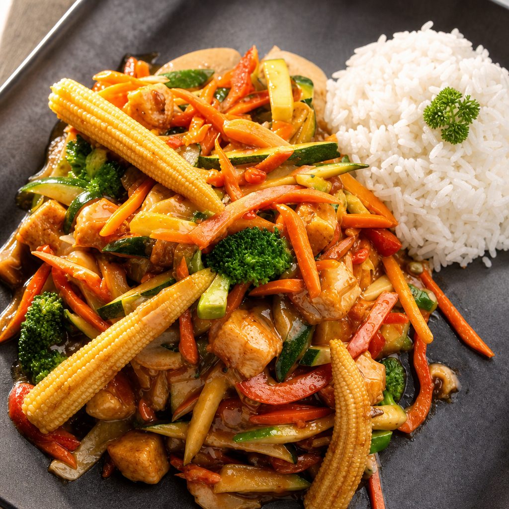 Thai Peanut Stir Fry.