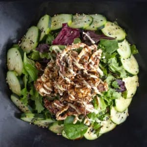 Soft Shell Crab Salad.