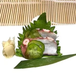 Tako/Spicy Tako Sashimi.