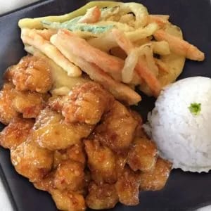 Sumo's Orange Chicken.