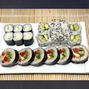 Vegetable Maki Combo.