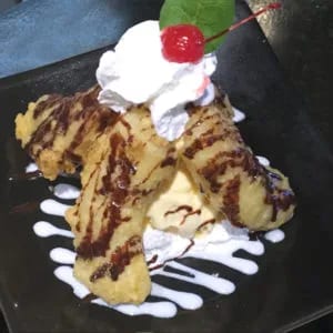 Tempura Banana Split.